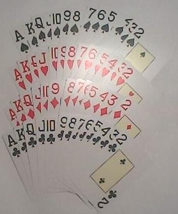quantas cartas tem um baralho